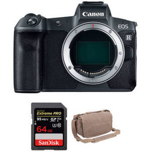 EOS R Mirrorless Digital Camera Body with Accessories Kit