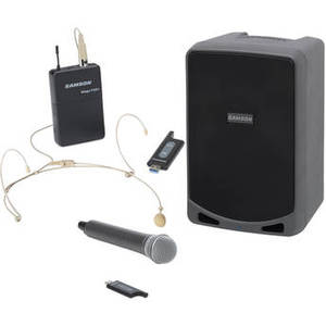 Portable PA Kit with Wireless Headset and Handheld Microphone