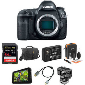 EOS 5D Mark IV DSLR Camera Body with Pro Monitoring Kit