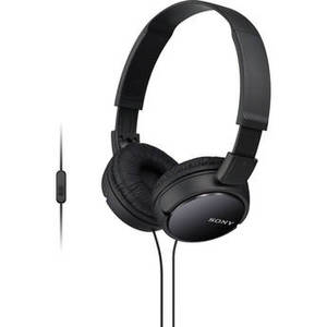 MDR-ZX110AP Extra Bass Smartphone Headset (Black)