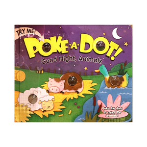 Poke-A-Dot: Goodnight Animals Book Ages 3+ Years