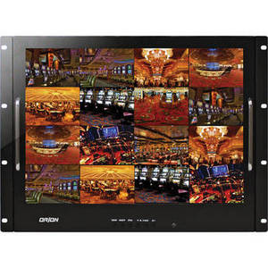 Rack Mount Ready Series 17" Rack-Mountable LCD CCTV Monitor