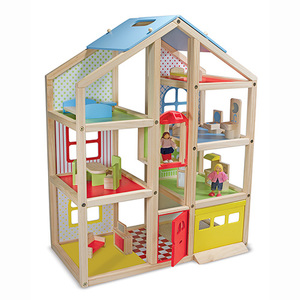 Hi-Rise Wooden Dollhouse Ages 3+ Years