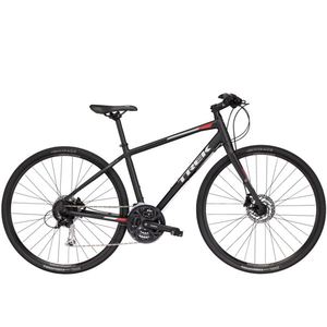 FX 3 Disc Step-Thru Fitness Hybrid Bike - Voodoo Trek Black
