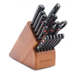 18pc Gourmet Promo Knife Block Set Cherry