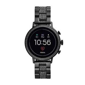 Ladies Q Venture Gen 4 HR Smartwatch Black Crystal SS