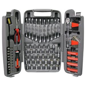 123-Piece Mechanic's Tool Set in Tri-Fold Case