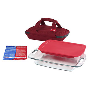 Portable 4pc Set w/ Red Carrier