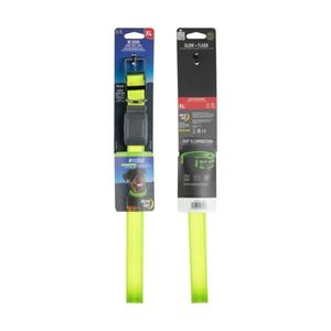 Nite Dog Rechargeable LED Collar - XL/Lime
