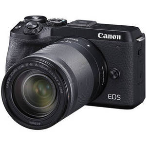 EOS M6 Mark II Mirrorless Digital Camera with 18-150mm Lens and EVF-DC2 Viewfinder (Black)
