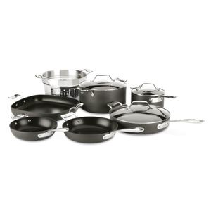 Essentials Non-Stick Hard Anodized 10-Piece Cookware Set