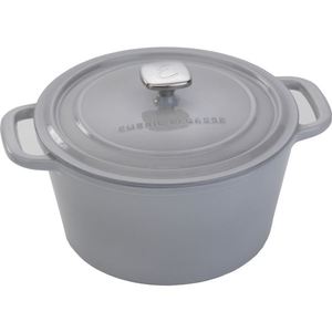 Enameled 6 Qt. Cast Iron Dutch Oven - Gray