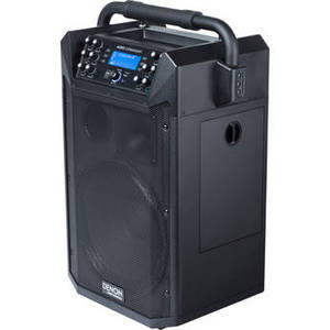 Audio Commander Professional Mobile PA System with Two Wireless Microphones