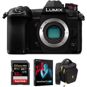Lumix DC-G9 Mirrorless Micro Four Thirds Digital Camera Body with Accessories Kit