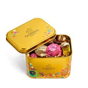 GODIVAÂ® 8 Piece Gold Spring Box