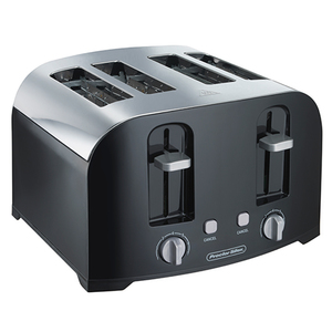 4 Slice Toaster Black
