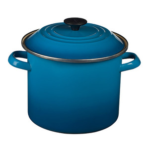 6qt Enamel on Steel Covered Stockpot Marseille