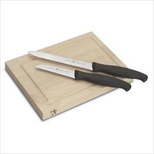 International 3-Piece Knife and Board Set