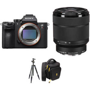 Alpha a7R III Mirrorless Digital Camera with 28-70mm Lens and Tripod Kit