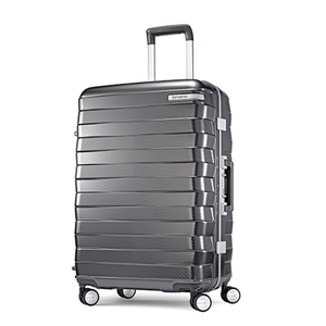 FrameLock 25" No Zipper Hardside Spinner Dark Gray