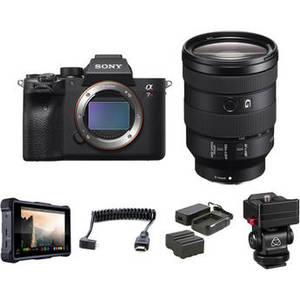 Alpha a7R IV Mirrorless Digital Camera and 24-105mm Lens and HDR Filmmaker Kit
