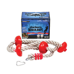 Slackers 8ft Ninja Climbing Rope w/ Foot Holds