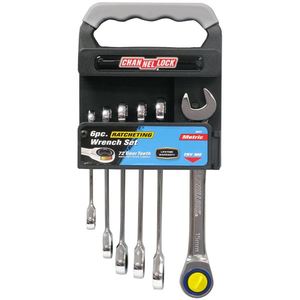 ChannelLock 6-Piece Metric Ratcheting Wrench Set