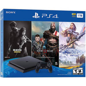 PlayStation 4 Bundle with The Last of Us: Remastered, God of War & Horizon Zero Dawn: Complete Edition