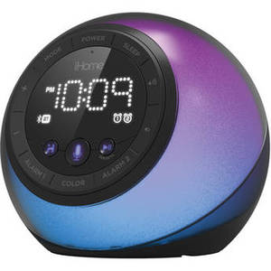 iBT297 Color-Changing Bluetooth Clock Radio