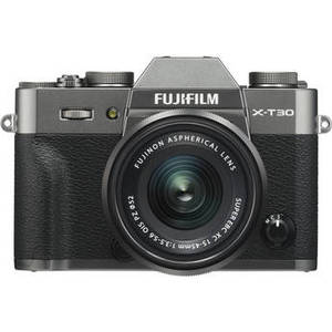X-T30 Mirrorless Digital Camera with 15-45mm Lens (Charcoal Silver)