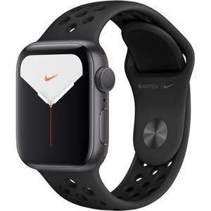 Watch Series 5 (Nike+/GPS Only, 40mm, Space Gray Aluminum, Anthracite/Black Nike Sport Band)