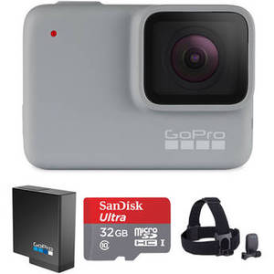 HERO7 White Kit with Head Strap and 32GB Card