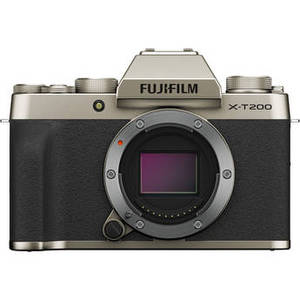 X-T200 Mirrorless Digital Camera (Body Only, Champagne Gold)