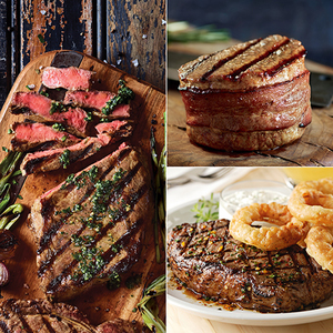 The Power Play: Filet Mignon KC Strip & Ribeye