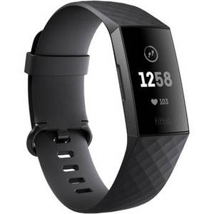 Charge 3 Fitness Wristband (Black/Graphite Aluminum)