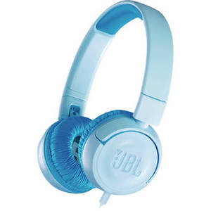 JR300 Volume-Limited Kids On-Ear Headphones (Ice Blue)