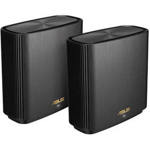 XT8 ZenWiFi AX6600 Wireless Tri-Band Mesh Wi-Fi System (2-Pack, Charcoal)