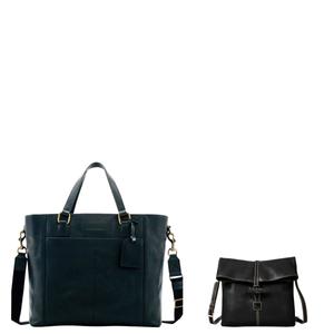 Florentine Newport Tote and Medium Toggle Crossbody Set