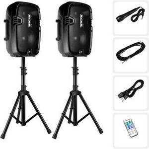 Dual High-Powered Active / Passive Speaker PA System