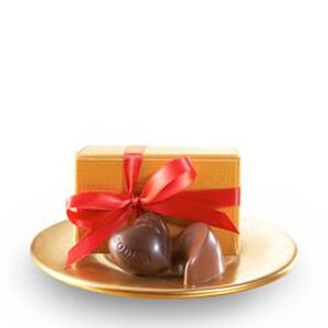 GODIVAÂ® Gold Party Favors w/Red Ribbon (2 Piece)