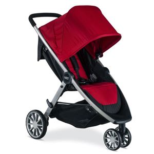 B-Lively 3-Wheel Stroller - Cardinal