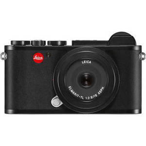 CL Mirrorless Digital Camera with 18mm Lens Starter Bundle (Black)