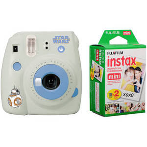 INSTAX Mini 9 Instant Film Camera with Instant Film Kit (Star Wars, 20 Exposures)