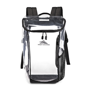 Clear Toploader Backpack Black