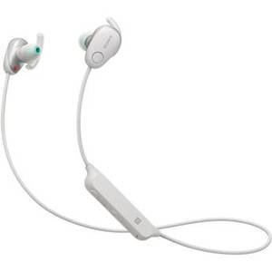 WI-SP600N Wireless Noise-Canceling In-Ear Sports Headphones (White)