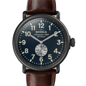 Shinola The Runwell Leather Strap Watch