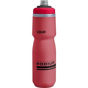 Podium Chill 24oz/.71L Insulated Bike Bottle - Fiery Red