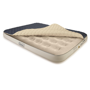 Queen Single High Airbed w/ Topper & 4D Pump
