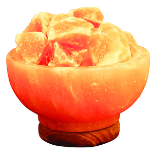 Natural Fire Bowl Lamp