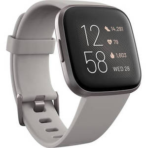 Versa 2 Health & Fitness Smartwatch (Stone / Mist Gray Aluminum)